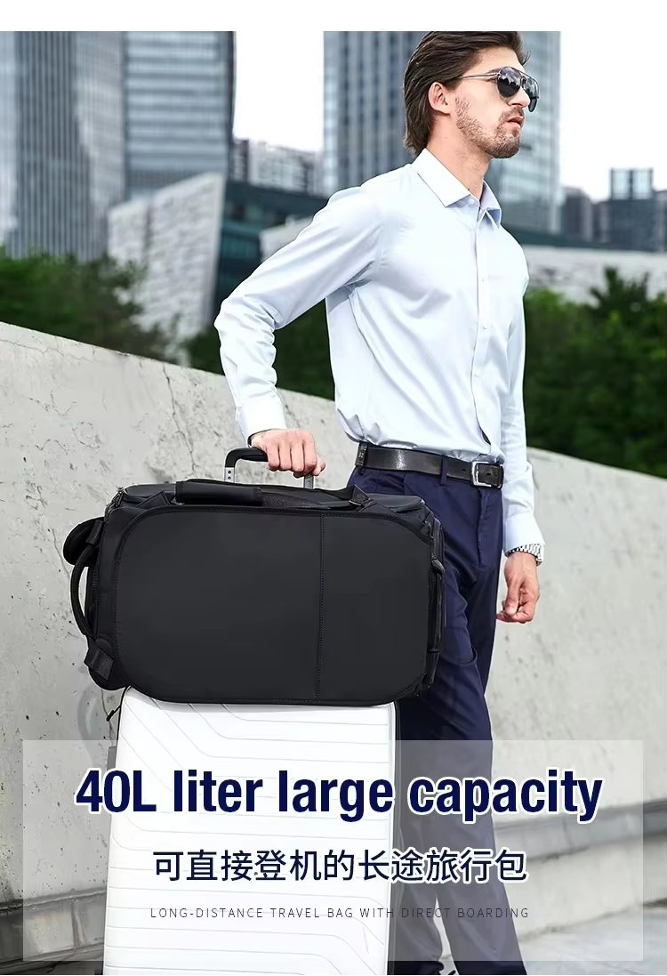 Waterproof Large Capacity Shoe Compartment Multi-function Sports Travel Duffel Backpack - product detail
