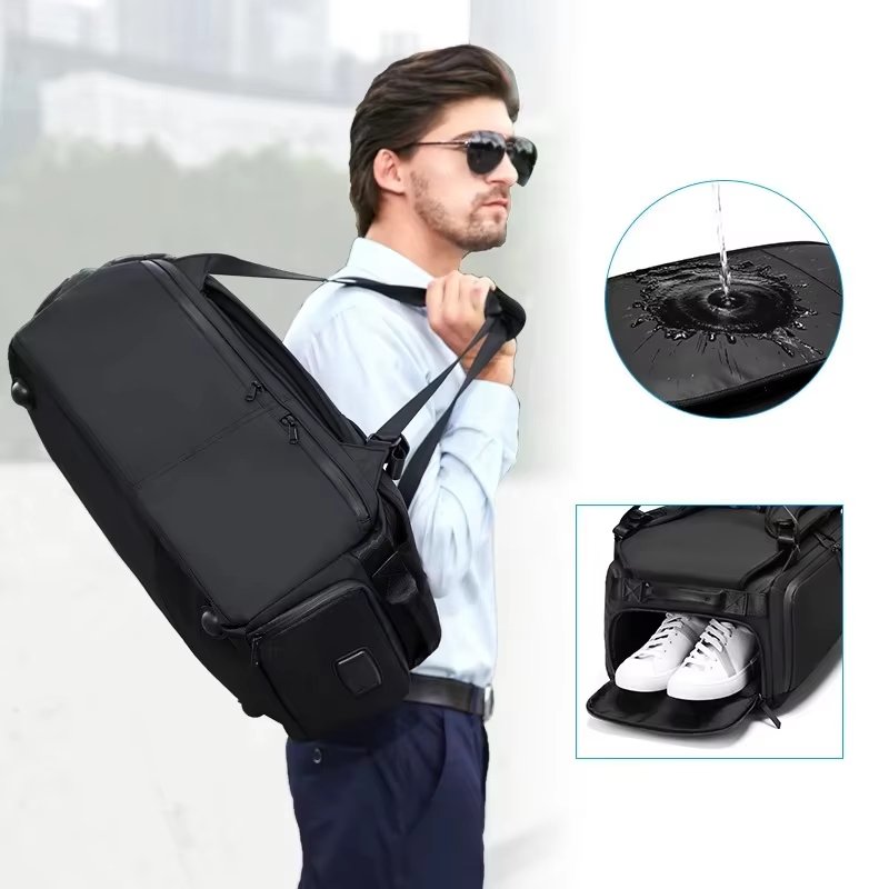 Waterproof Large Capacity Shoe Compartment Multi-function Sports Travel Duffel Backpack - product detail