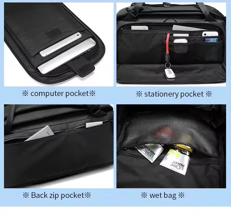 Waterproof Large Capacity Shoe Compartment Multi-function Sports Travel Duffel Backpack - product detail