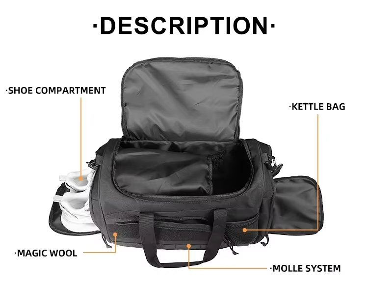 Waterproof Oxford Sports Travel 40L Duffel Bag product detail