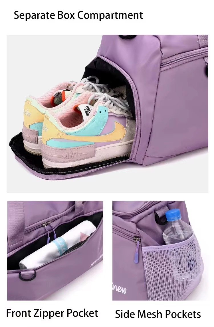Dry and Wet Separation Large Capacity Fitness Yoga Bag Multifunctional Waterproof Overnight Travel Duffel Bag detail image