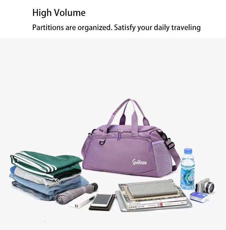 Dry and Wet Separation Large Capacity Fitness Yoga Bag Multifunctional Waterproof Overnight Travel Duffel Bag detail image