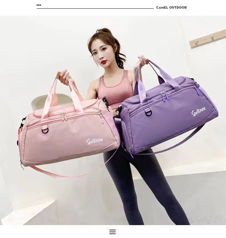 Dry and Wet Separation Large Capacity Fitness Yoga Bag Multifunctional Waterproof Overnight Travel Duffel Bag detail image