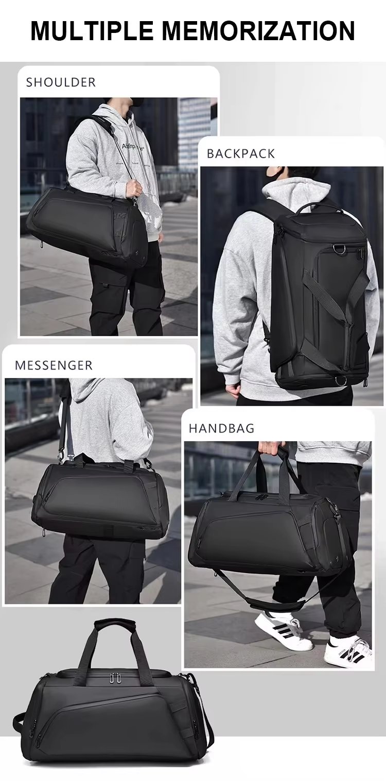 Oxford Waterproof Sports Travel Carry on Duffel Backpack - product detail