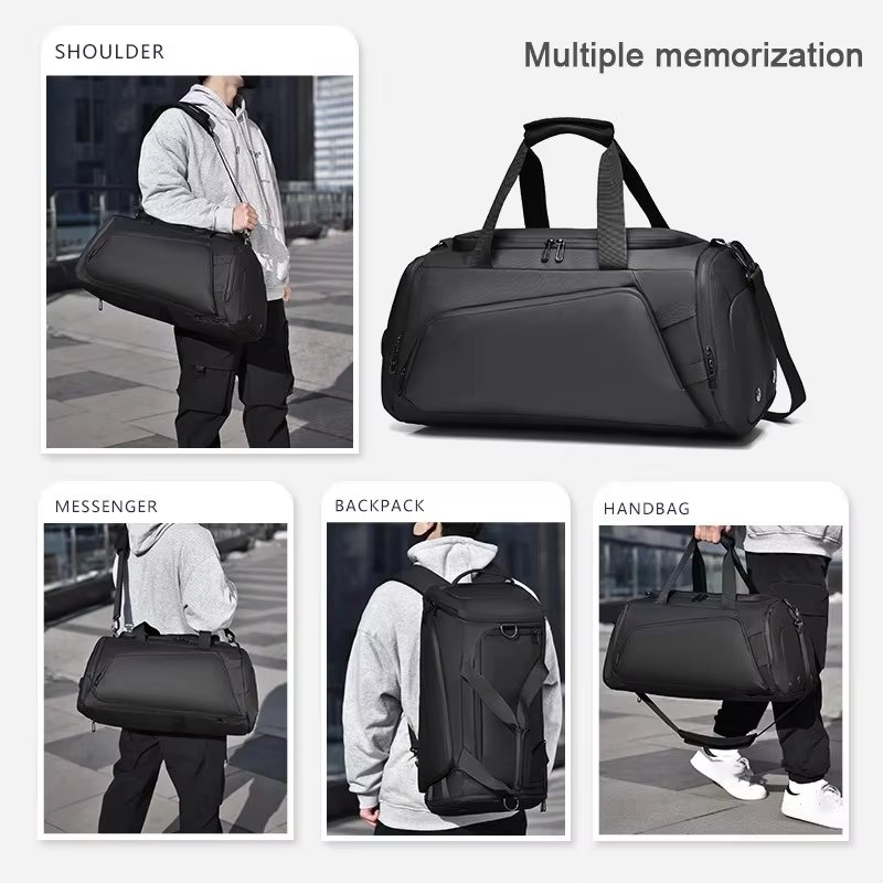 Oxford Waterproof Sports Travel Carry on Duffel Backpack - product detail