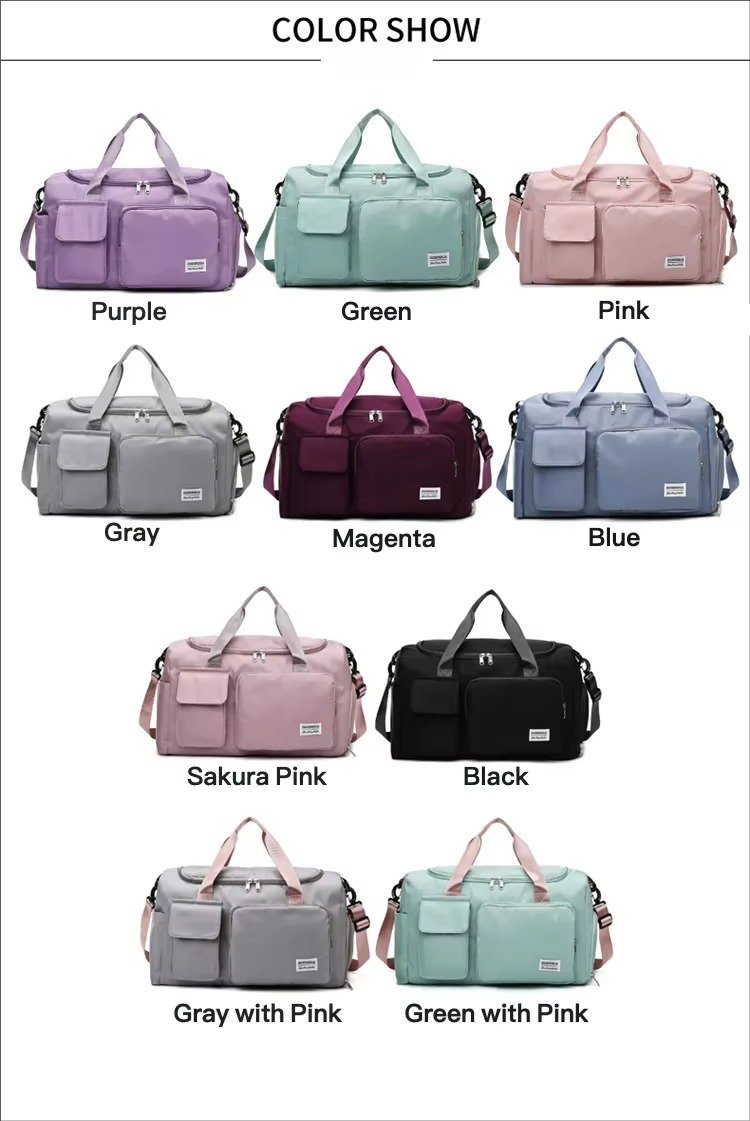 Custom Logo Oxford Gym Duffel Bag with Multi Pockets – Waterproof Fitness & Travel Bag product detail