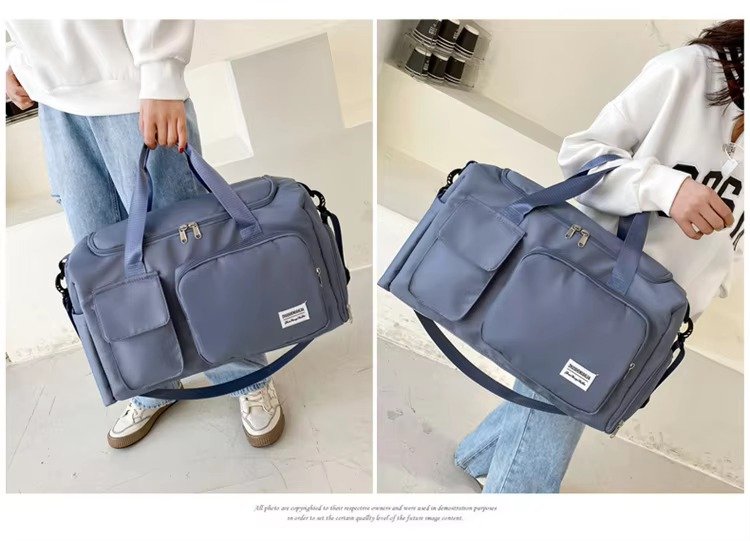 Custom Logo Oxford Gym Duffel Bag with Multi Pockets – Waterproof Fitness & Travel Bag product detail