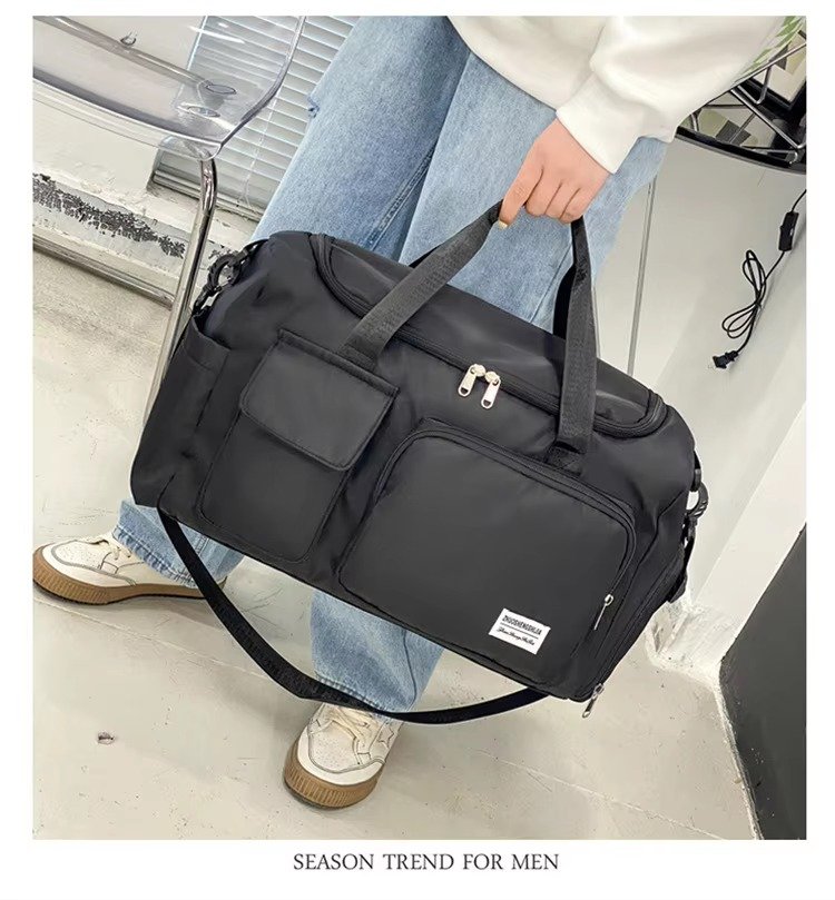 Custom Logo Oxford Gym Duffel Bag with Multi Pockets – Waterproof Fitness & Travel Bag product detail