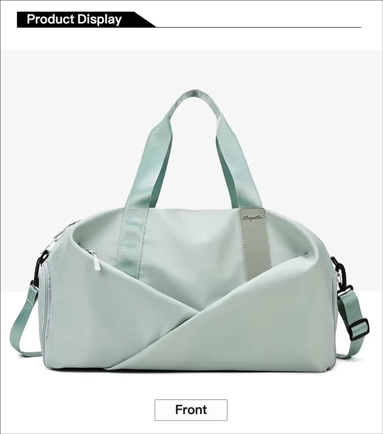 Design Waterproof Leisure Sport Fitness Bag Portable Large Capacity Shoe Compartment Dry Wet Separation Travel Bags detail image