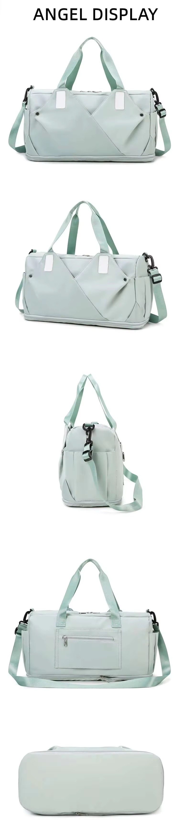 Oxford Travel Tote Bag For Yoga Mat Carryall For Office Pilates Beach and Gym Use For Beach and Travel Duffel Bag detail image