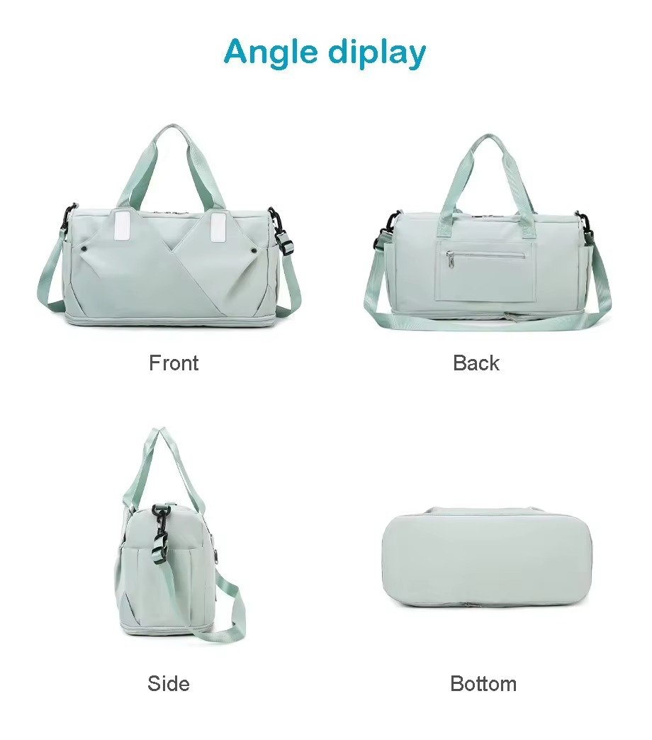Oxford Travel Tote Bag For Yoga Mat Carryall For Office Pilates Beach and Gym Use For Beach and Travel Duffel Bag detail image