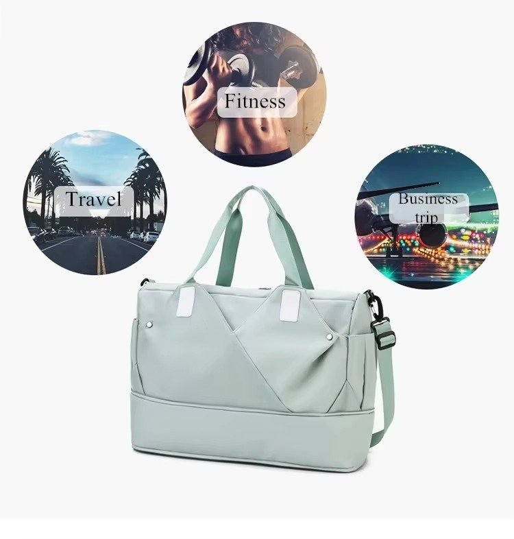 Oxford Travel Tote Bag For Yoga Mat Carryall For Office Pilates Beach and Gym Use For Beach and Travel Duffel Bag detail image
