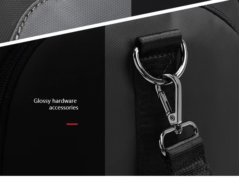 Factory Wholesale Custom High Quality Foldable Black Suit Garment Bag Large Capacity Waterproof Travel Bag with Shoe Compartment product detail