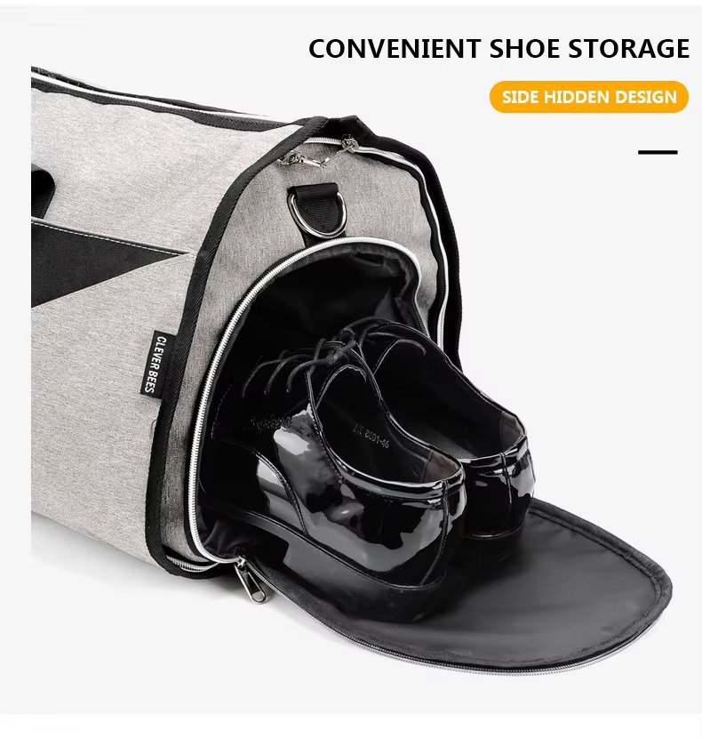 High Quality Custom Logo Convertible Garment Bag Waterproof Suit Travel Bag Foldable Carry on Duffle Bags with Shoes Compartment product detail