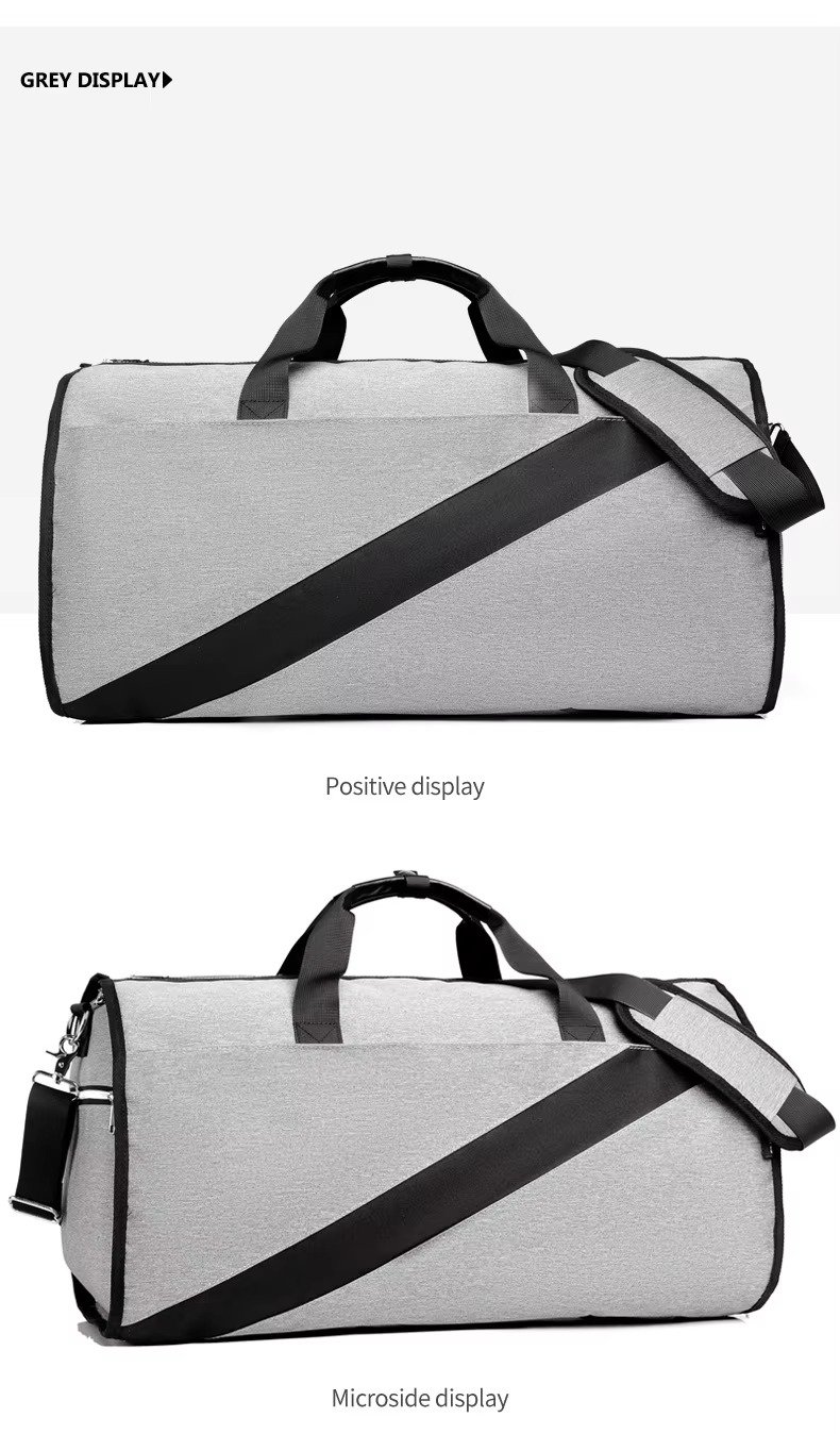High Quality Custom Logo Convertible Garment Bag Waterproof Suit Travel Bag Foldable Carry on Duffle Bags with Shoes Compartment product detail