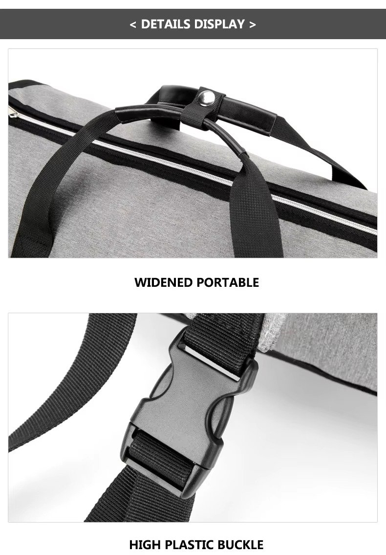High Quality Custom Logo Convertible Garment Bag Waterproof Suit Travel Bag Foldable Carry on Duffle Bags with Shoes Compartment product detail