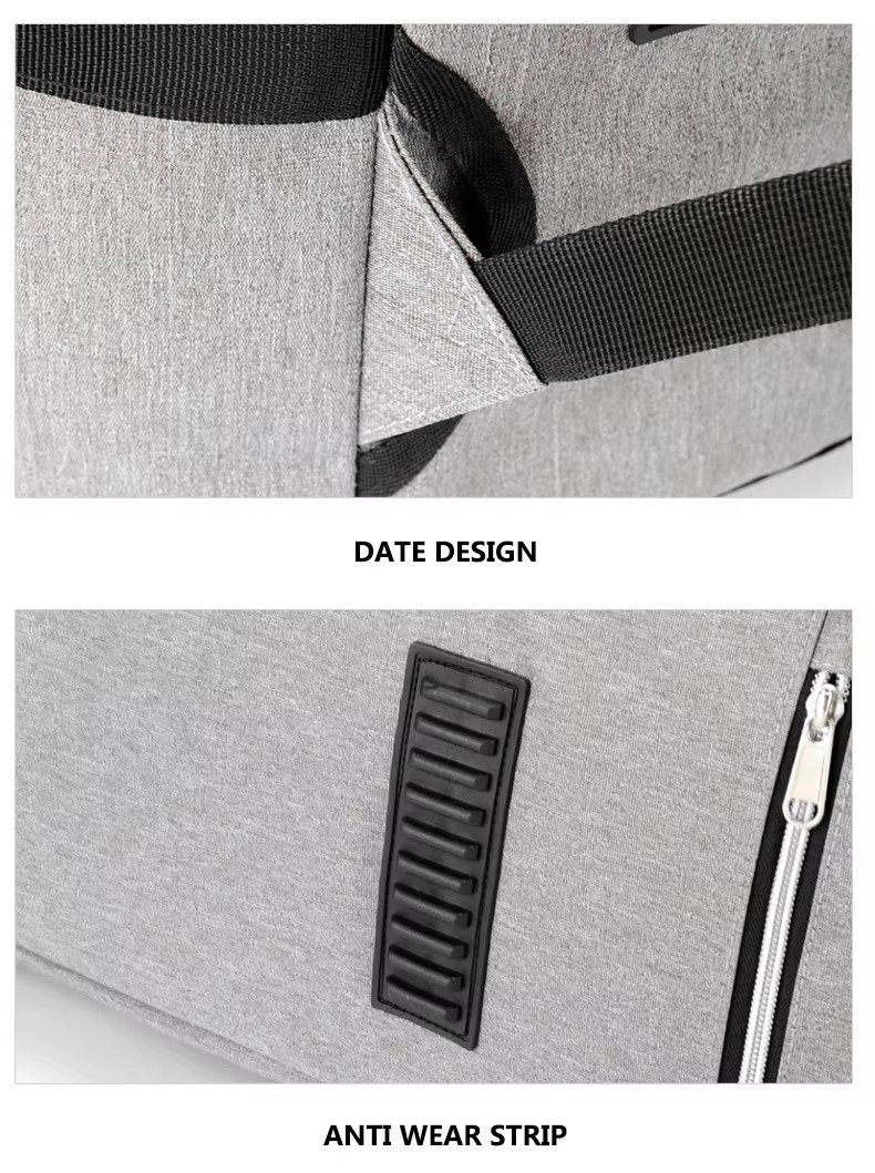 High Quality Custom Logo Convertible Garment Bag Waterproof Suit Travel Bag Foldable Carry on Duffle Bags with Shoes Compartment product detail
