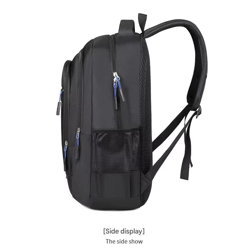 Water-Resistant USB Modern Business School Polyester Laptop Backpack product detail