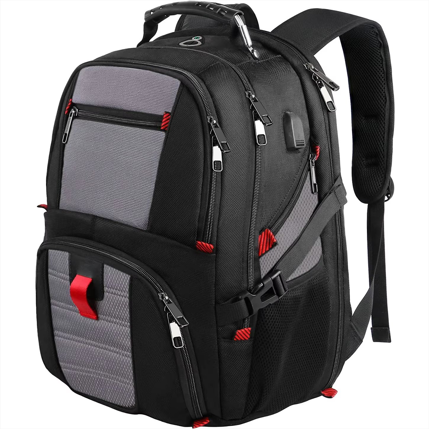 Anti-Theft Water-Resistant Large Capacity USB Business Oxford Laptop Backpack product detail