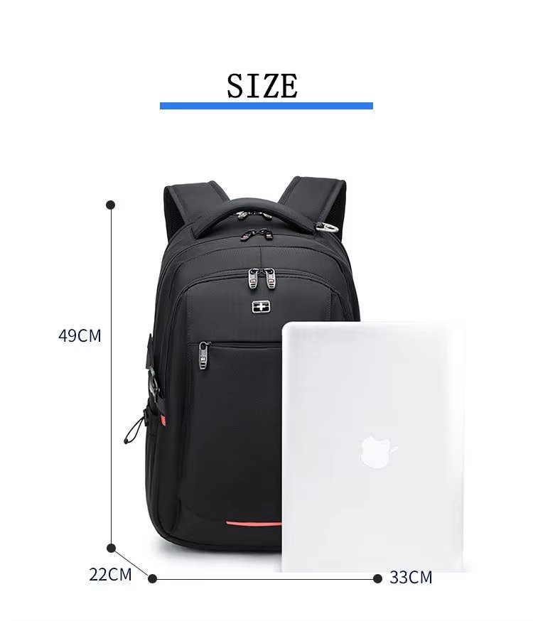 Anti-Theft Water-Resistant Large Capacity USB Business Oxford Laptop Backpack product detail