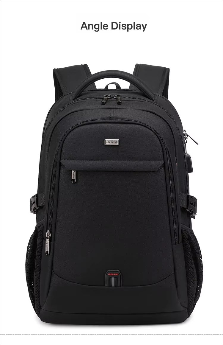 Anti-Theft Water-Resistant Large Capacity USB Business Oxford Laptop Backpack product detail