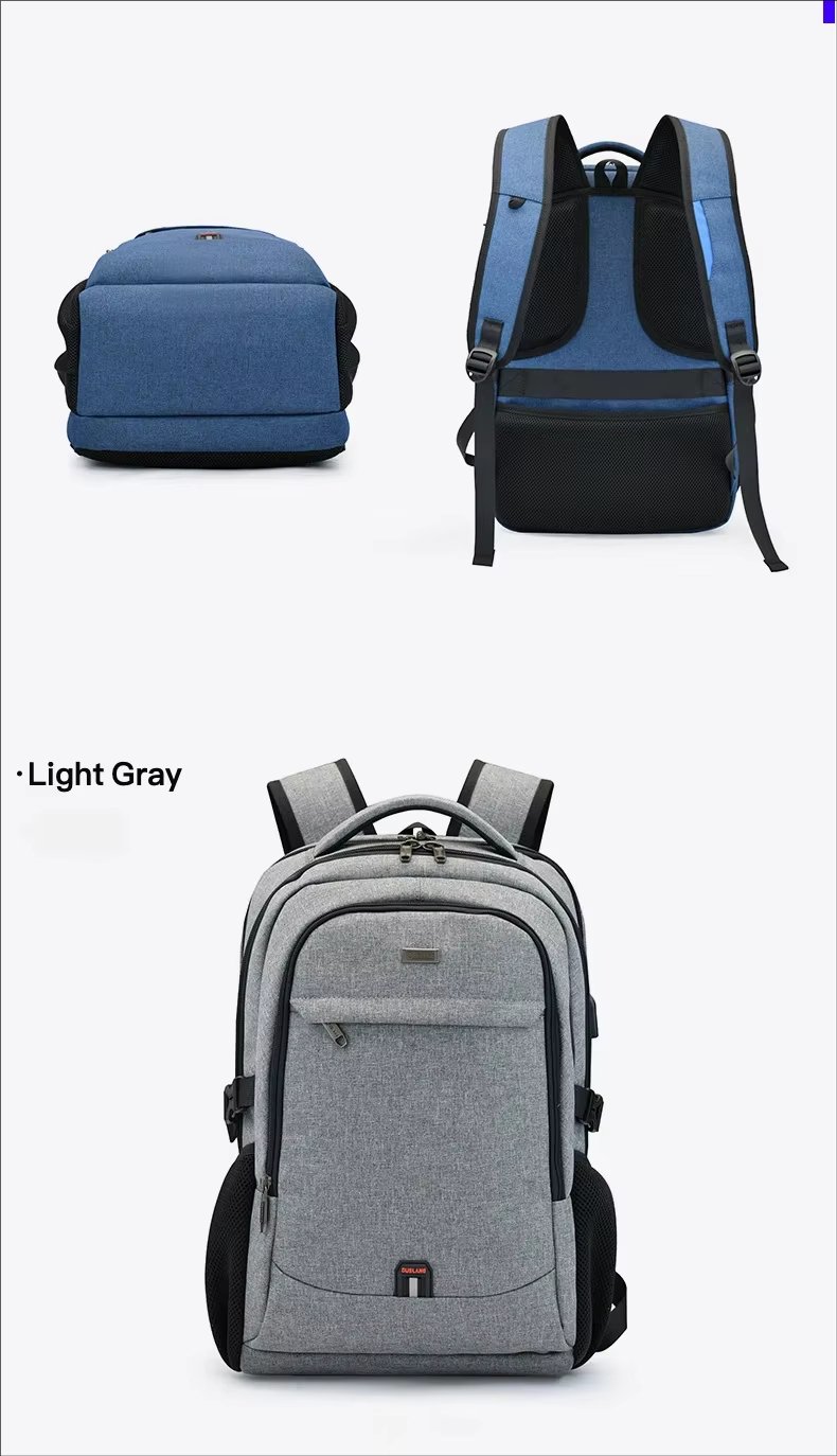 Anti-Theft Water-Resistant Large Capacity USB Business Oxford Laptop Backpack product detail