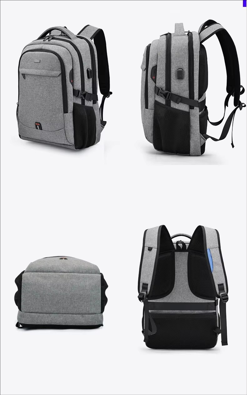 Anti-Theft Water-Resistant Large Capacity USB Business Oxford Laptop Backpack product detail