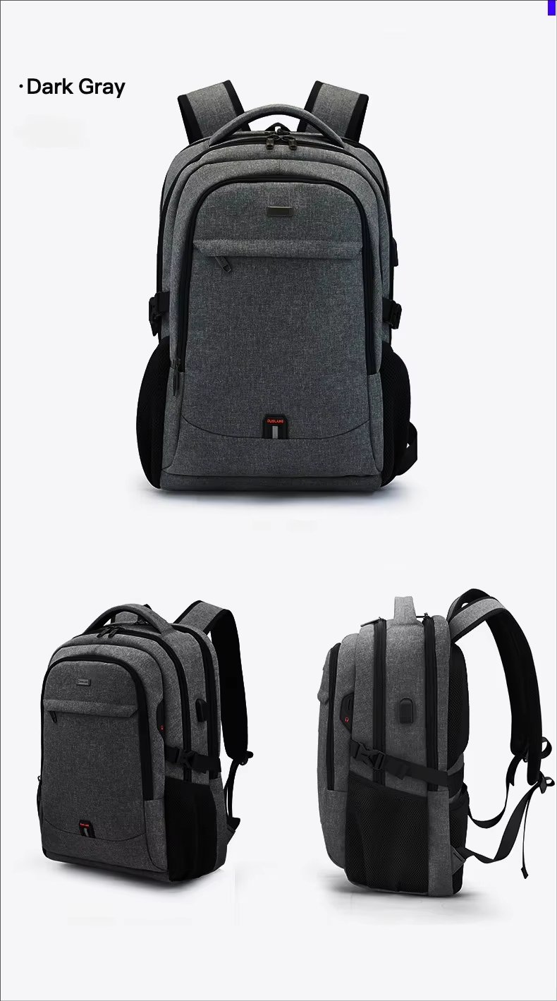 Anti-Theft Water-Resistant Large Capacity USB Business Oxford Laptop Backpack product detail