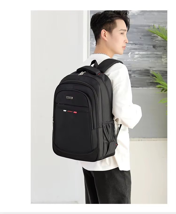 Water-Resistant USB Outdoor Business Travel Oxford Laptop Backpack product detail