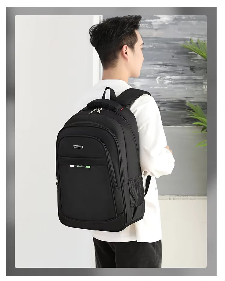 Water-Resistant USB Outdoor Business Travel Oxford Laptop Backpack product detail