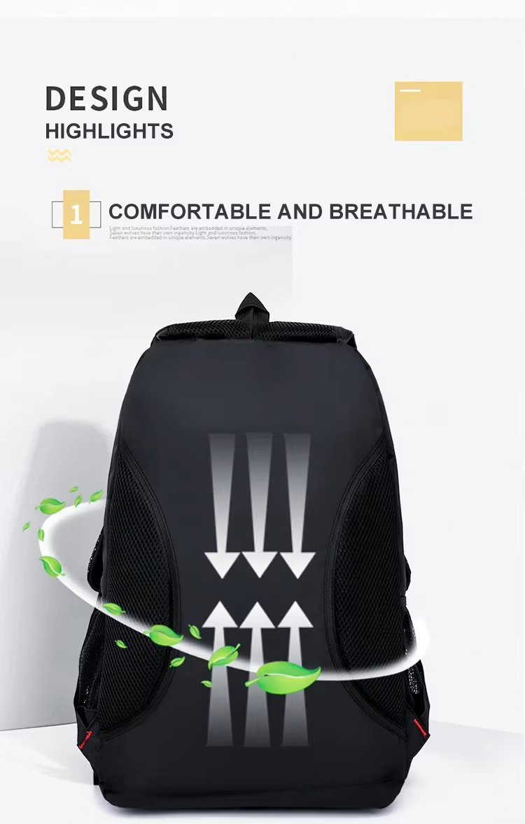Water-Resistant USB Outdoor Business Travel Oxford Laptop Backpack product detail