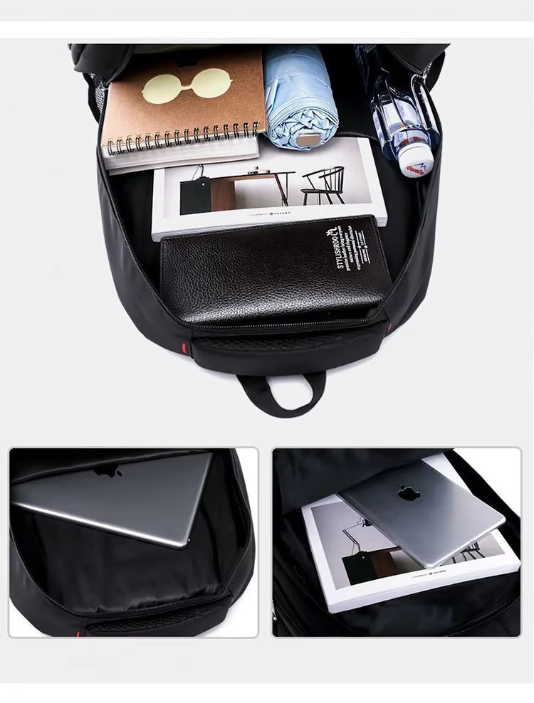 Water-Resistant USB Outdoor Business Travel Oxford Laptop Backpack product detail