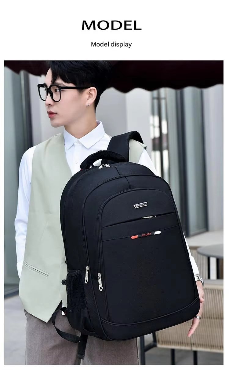 Water-Resistant USB Outdoor Business Travel Oxford Laptop Backpack product detail