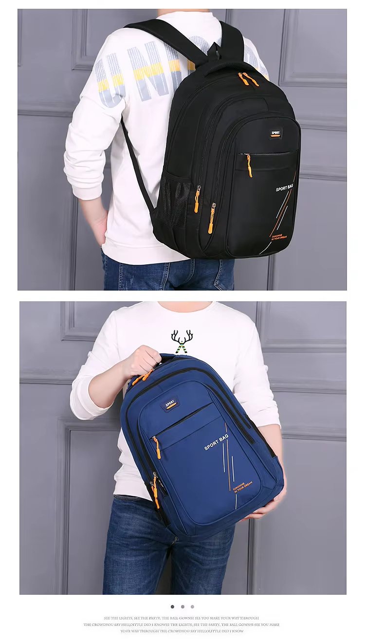 Water-Resistant Large Capacity Modern Business Travel Nylon Laptop Backpack product detail
