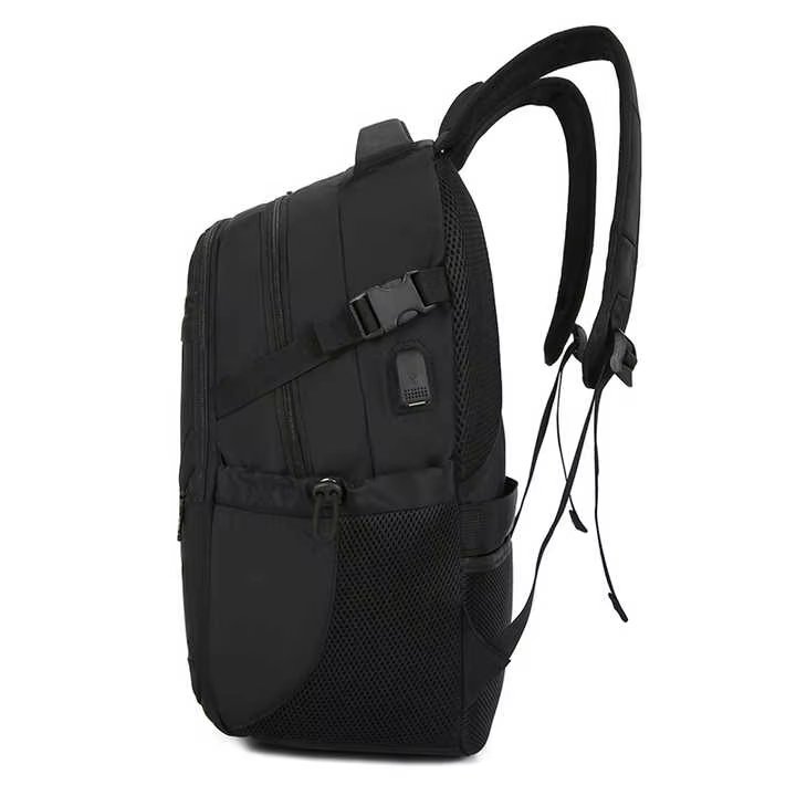 Water-Resistant Large Capacity USB Business Travel Polyester Laptop Backpack product detail