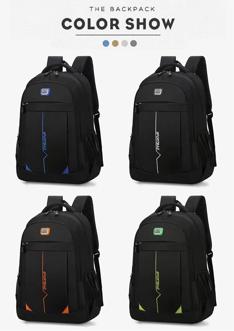 Water-Resistant Large Capacity Business Travel School Oxford Laptop Backpack product detail