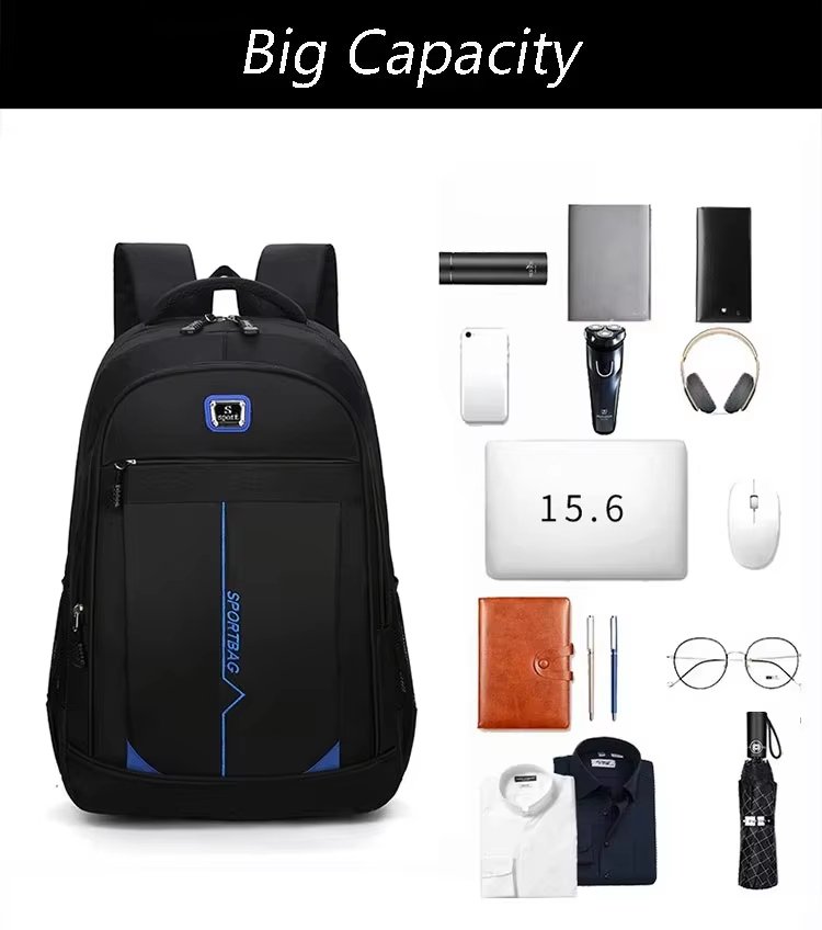 Water-Resistant Large Capacity Business Travel School Oxford Laptop Backpack product detail