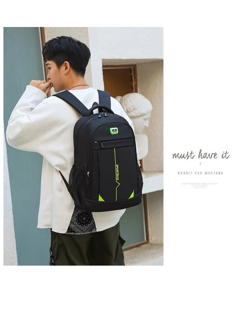 Water-Resistant Large Capacity Business Travel School Oxford Laptop Backpack product detail
