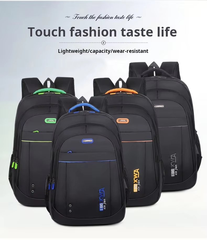 Water-Resistant Large Capacity Business Travel School Oxford Laptop Backpack product detail