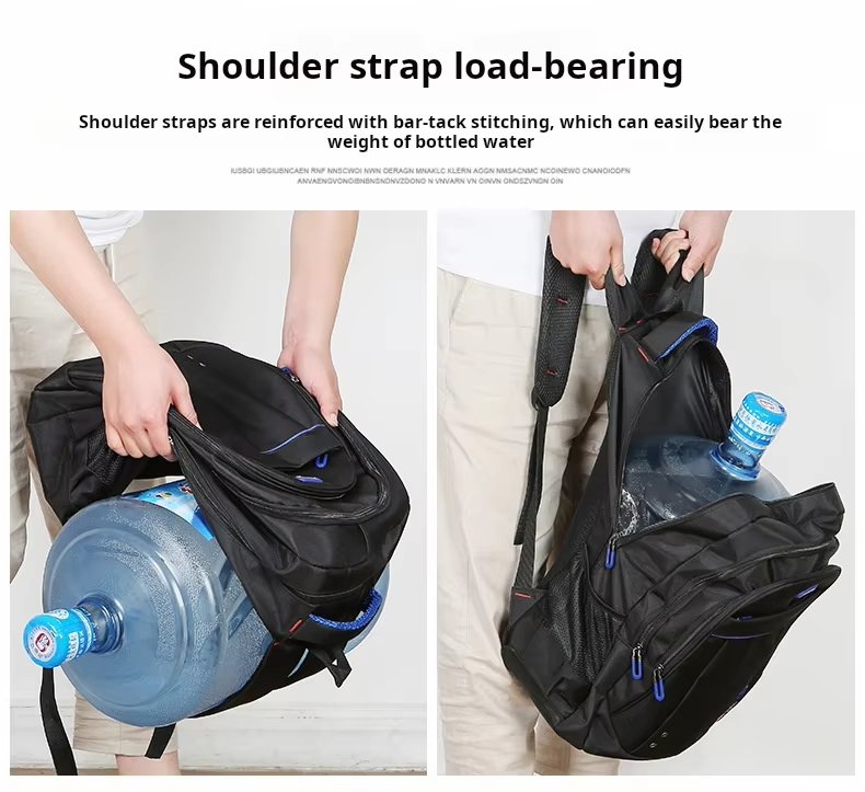 Water-Resistant Large Capacity Business Travel School Oxford Laptop Backpack product detail