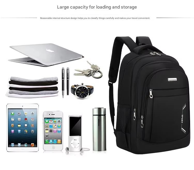 Water-Resistant Large Capacity Business School Oxford Laptop Backpack product detail