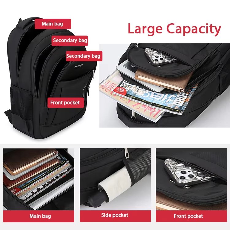 Water-Resistant Large Capacity Business School Oxford Laptop Backpack product detail
