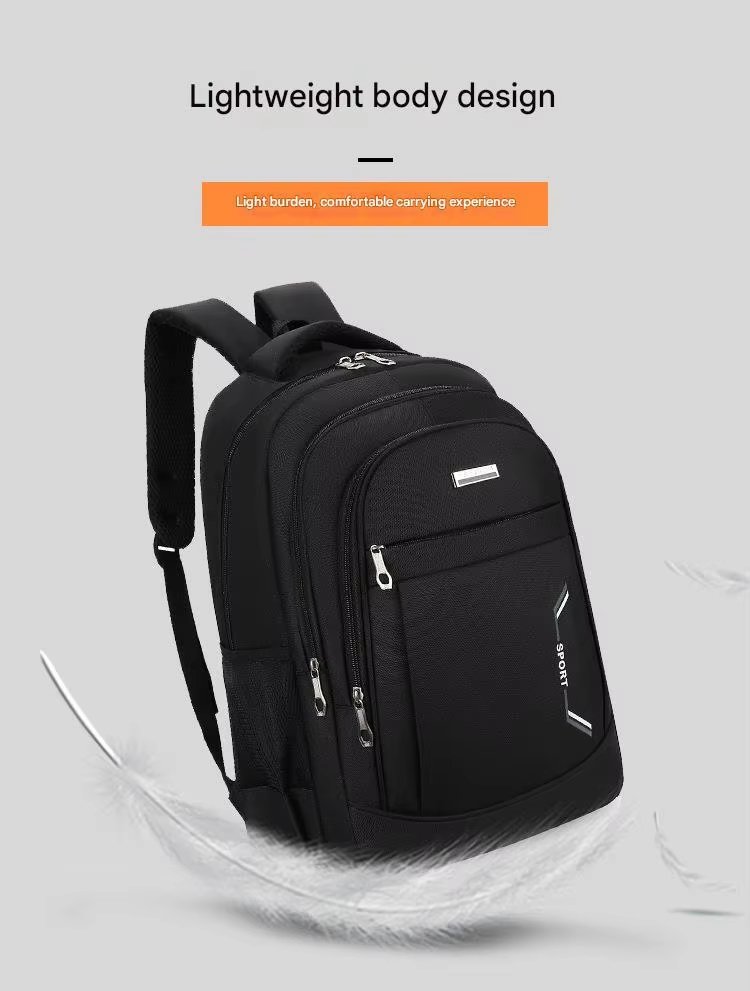 Water-Resistant Large Capacity Business School Oxford Laptop Backpack product detail