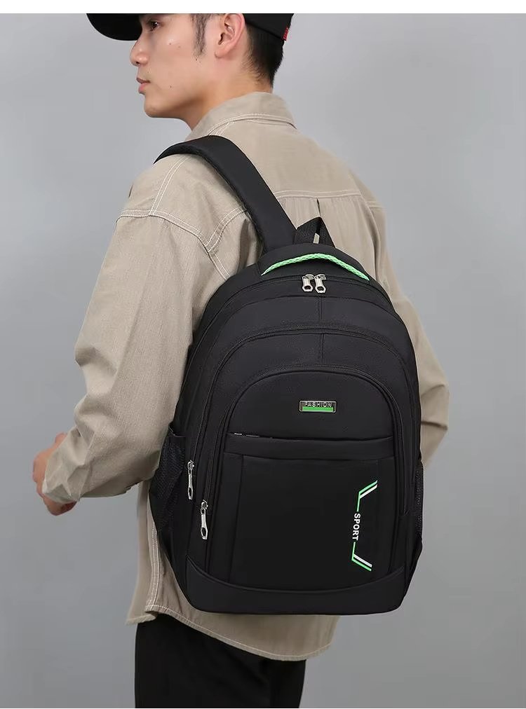 Water-Resistant Large Capacity Business School Oxford Laptop Backpack product detail