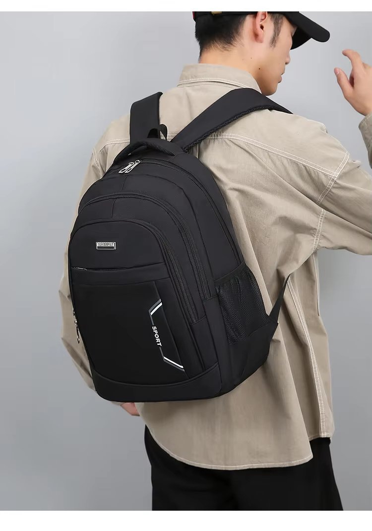 Water-Resistant Large Capacity Business School Oxford Laptop Backpack product detail