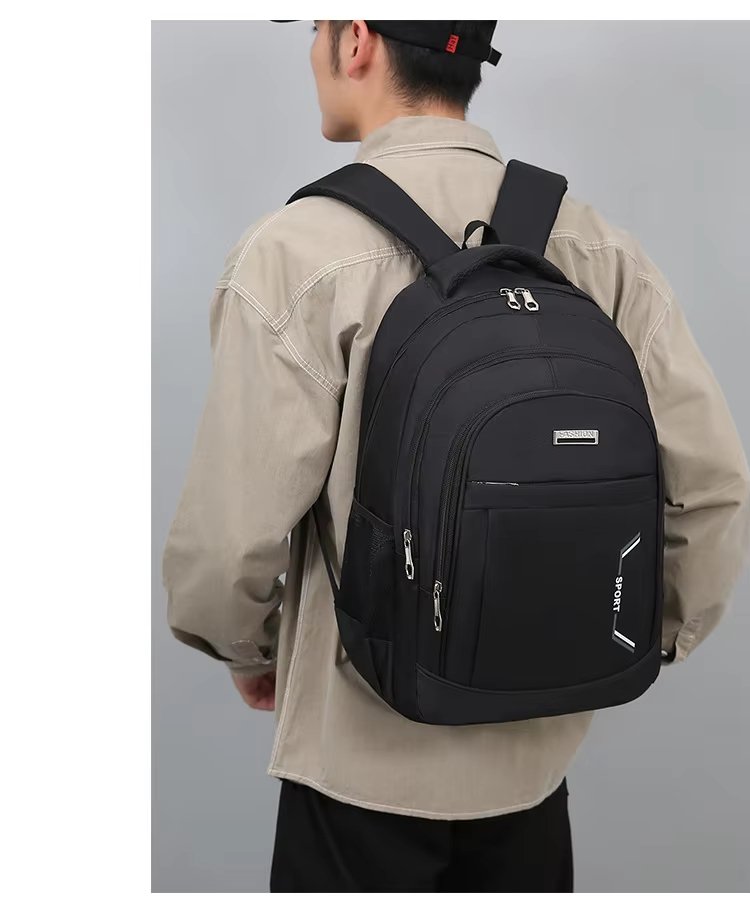 Water-Resistant Large Capacity Business School Oxford Laptop Backpack product detail
