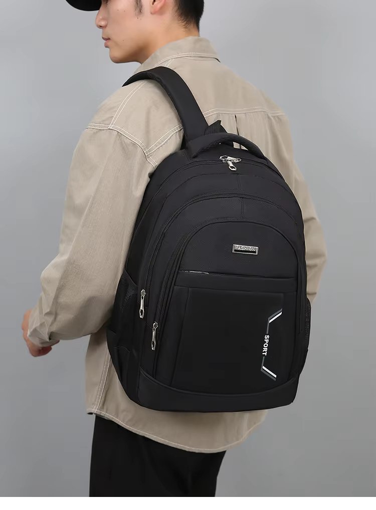 Water-Resistant Large Capacity Business School Oxford Laptop Backpack product detail