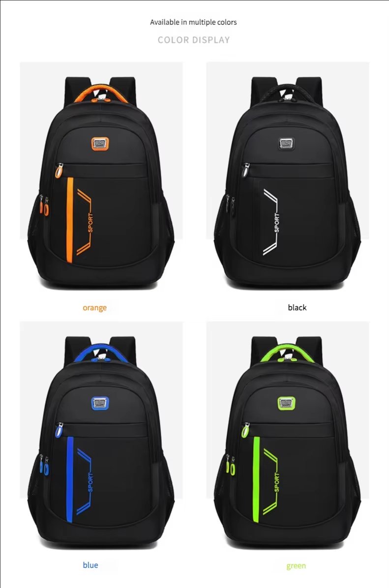Water-Resistant Large Capacity Business Travel School Oxford Laptop Backpack product detail