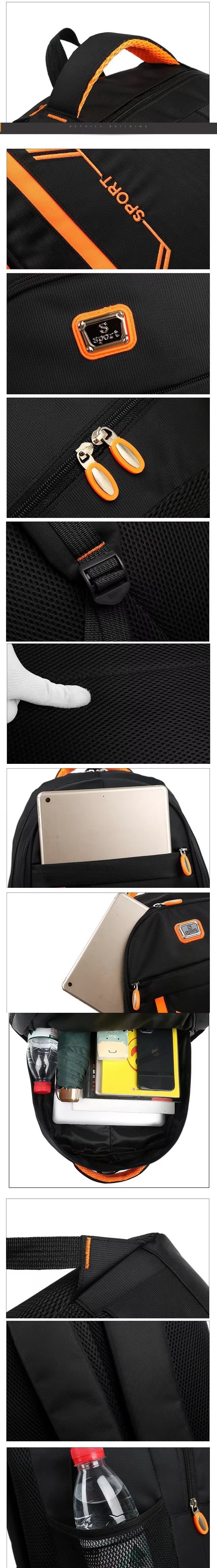 Water-Resistant Large Capacity Business Travel School Oxford Laptop Backpack product detail