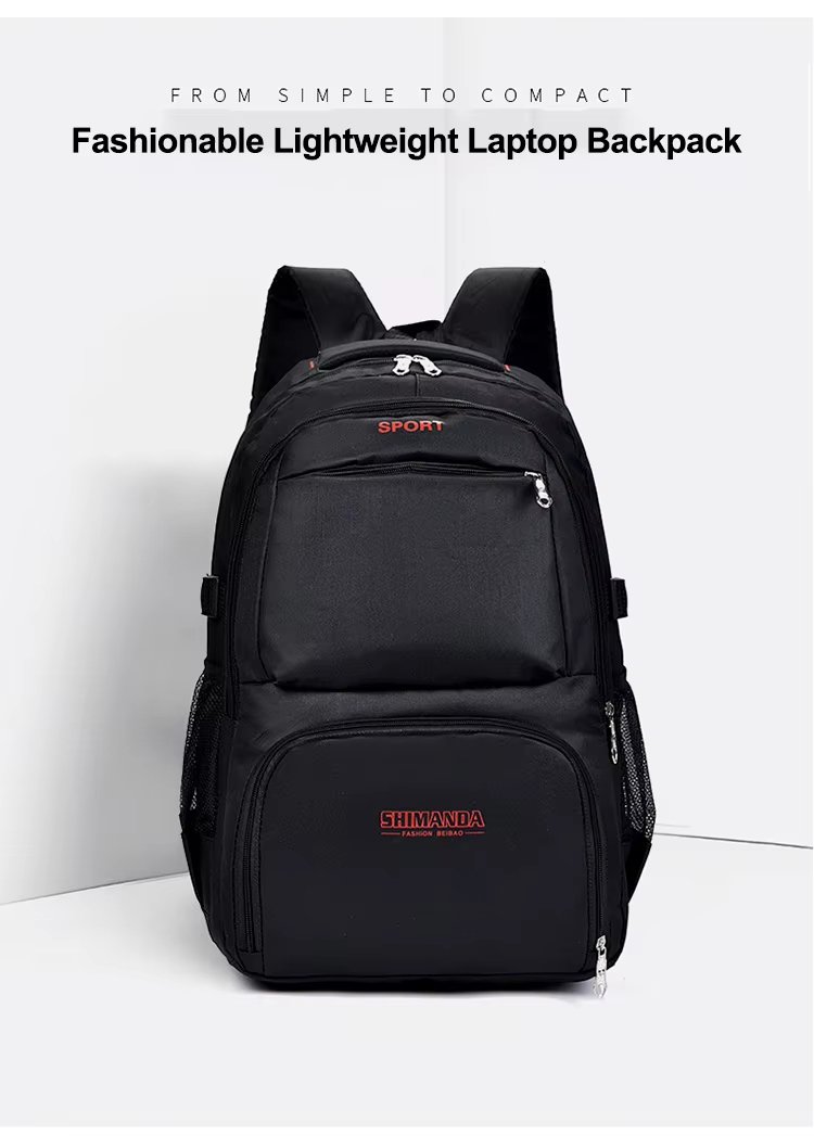 Water-Resistant Lightweight Business School Nylon Laptop Backpack product detail